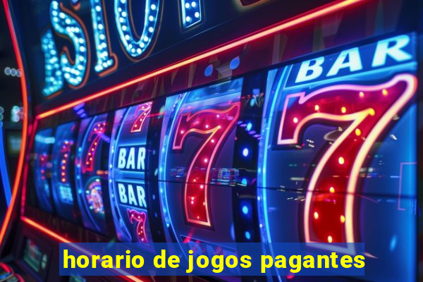 horario de jogos pagantes